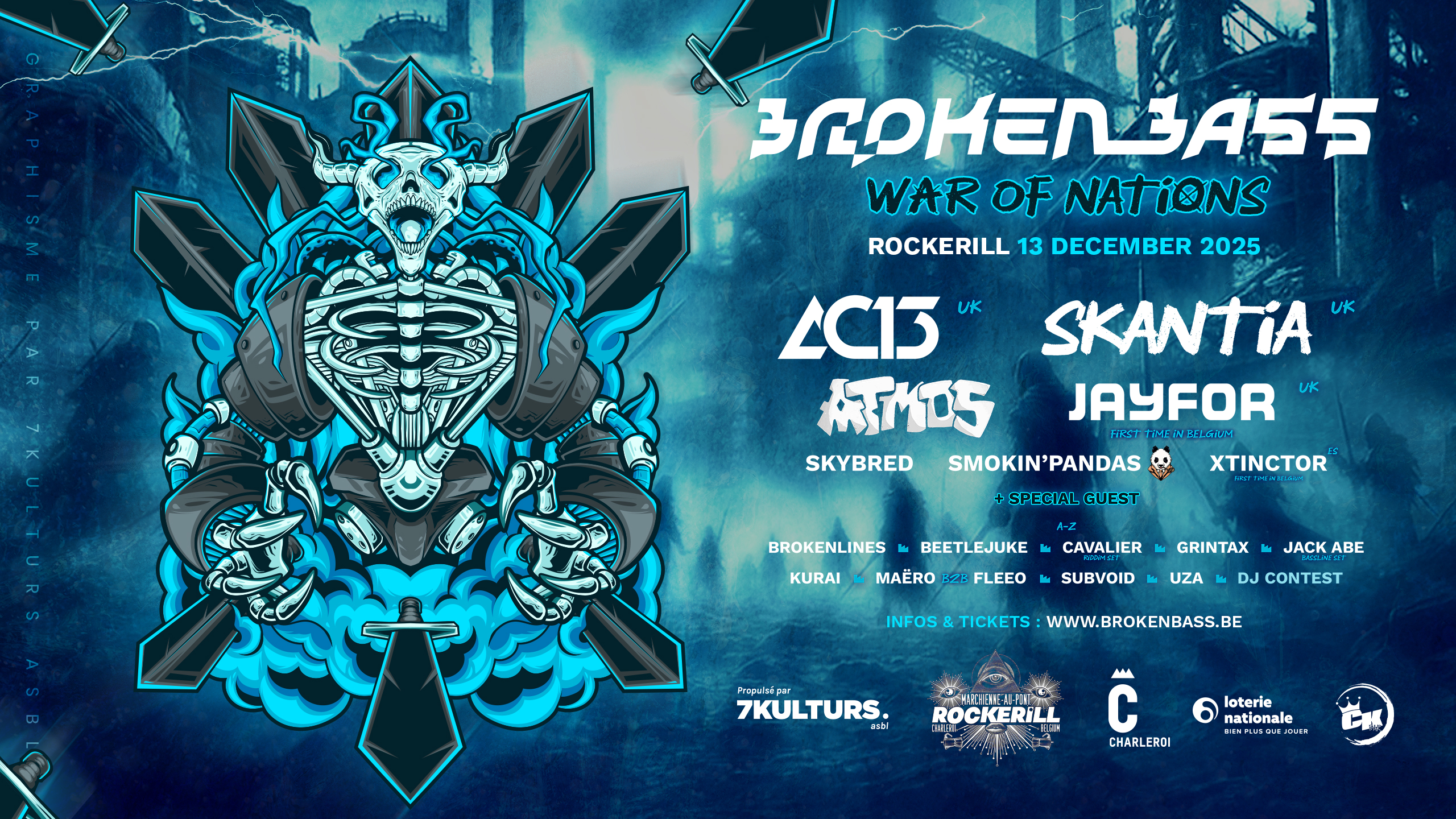 rockerill drum and bass party charleroi